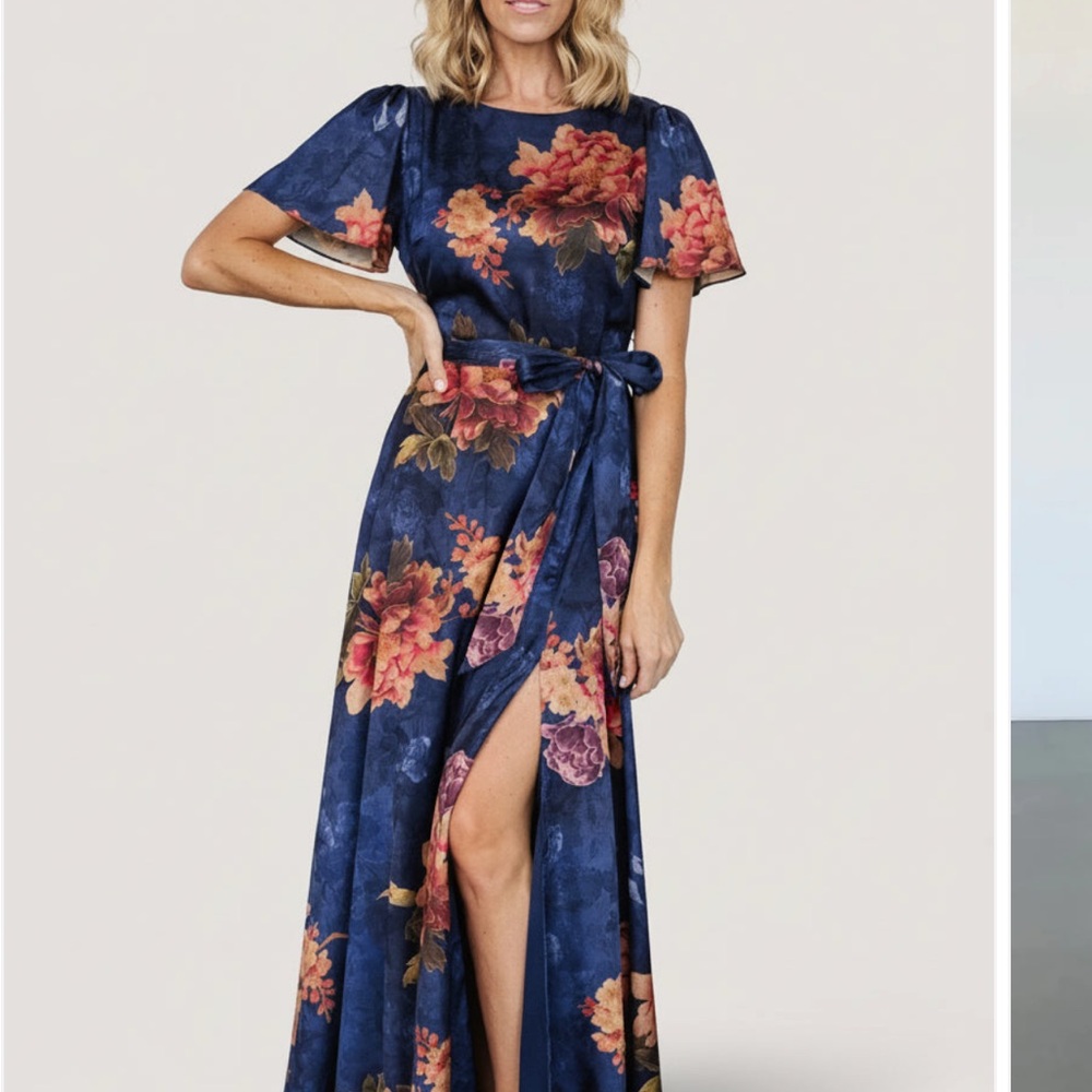 Baltic Born Colina Maxi Satin Dress